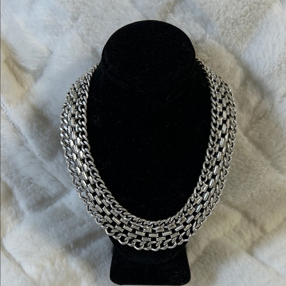 CAbi Jewelry - CAbi Silver Layered Necklace 16”